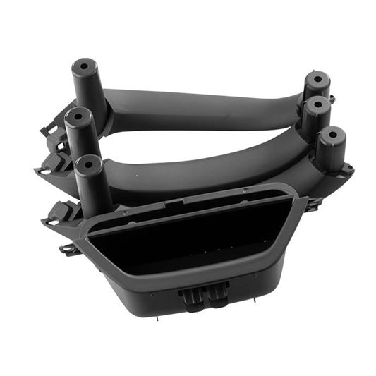 Car Front Right Inside Doors Handle Pull Trim Cover 5141 7394 519-1 for BMW X3 X4, Left Driving (Black) by buy2fix