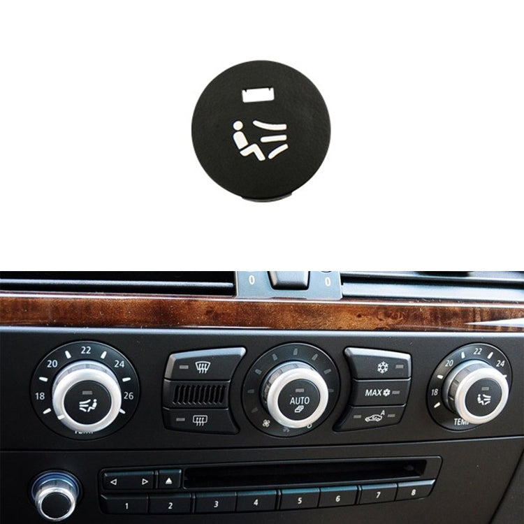 Car Air Conditioner Panel Switch Button RIGHT Key 6131 9250 196-1 for BMW E60 2003-2010, Left Driving - Car Switches by buy2fix | Online Shopping UK | buy2fix