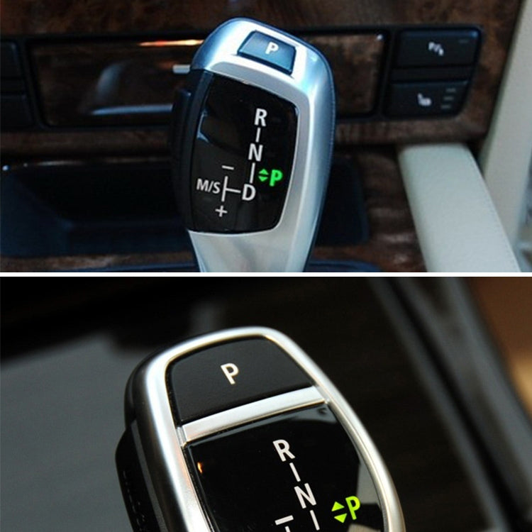 Car Gear Lever Auto Parking Button Letter P Cap for BMW 3 Series F30 2012-2019, Left Driving(Black) by buy2fix