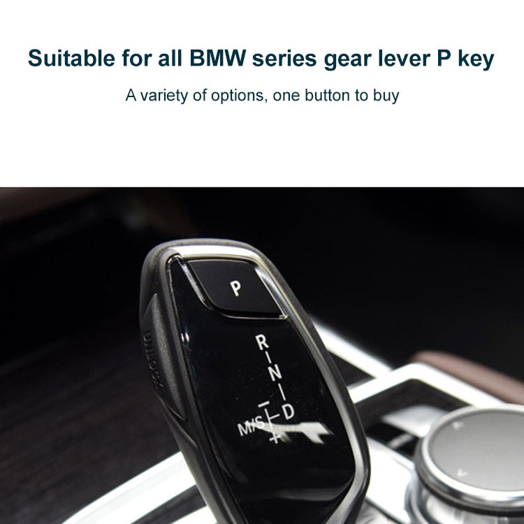 Car Gear Lever Auto Parking Button Letter P Cap for BMW G Chassis Series, Left Driving (Red) - Car Switches by buy2fix | Online Shopping UK | buy2fix
