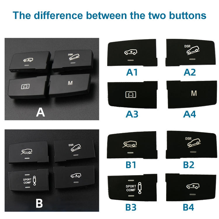 Car Model A1 Downhill Auxiliary Switch Shift Button for Mercedes-Benz GL GLE Class W166, Left Driving - Car Switches by buy2fix | Online Shopping UK | buy2fix