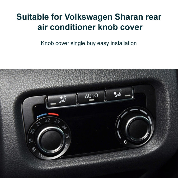 Car Rear Air Conditioner Panel Trim Cover for Volkswagen Sharan, Left Driving - Car Switches by buy2fix | Online Shopping UK | buy2fix