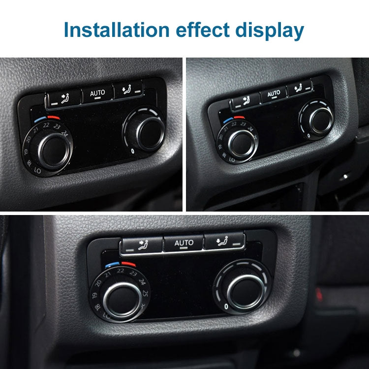 Car Rear Air Conditioner Panel Trim Cover for Volkswagen Sharan, Left Driving - Car Switches by buy2fix | Online Shopping UK | buy2fix