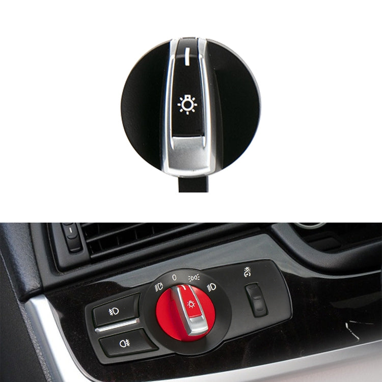 Car Headlight Switch Button Knob for BMW 5 Series 2010-2017, Left Driving (Black) - Car Light Accessories by buy2fix | Online Shopping UK | buy2fix