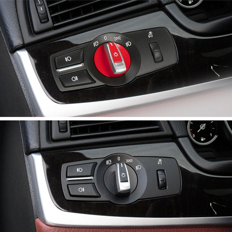 Car Headlight Switch Button Knob for BMW 5 Series 2010-2017, Left Driving (Black) - Car Light Accessories by buy2fix | Online Shopping UK | buy2fix