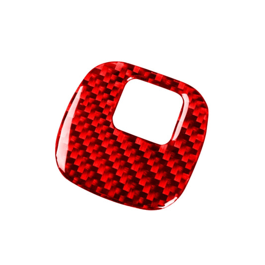 Carbon Fiber Car Key Panel Button Sticker for Chevrolet Corvette C5 1998-2004, Left Drive(Red) by buy2fix