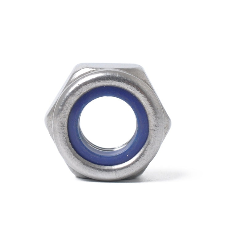 60 PCS Car 304 Stainless Steel Lock Nuts Nylon Insert Locknut Kit M3-M10 - Nuts & Bolts by buy2fix | Online Shopping UK | buy2fix