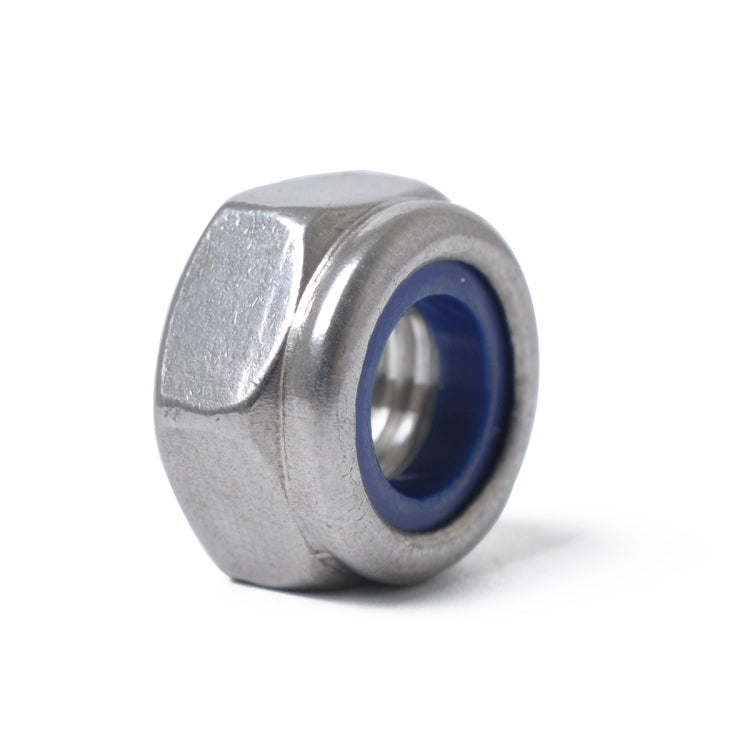 60 PCS Car 304 Stainless Steel Lock Nuts Nylon Insert Locknut Kit M3-M10 - Nuts & Bolts by buy2fix | Online Shopping UK | buy2fix