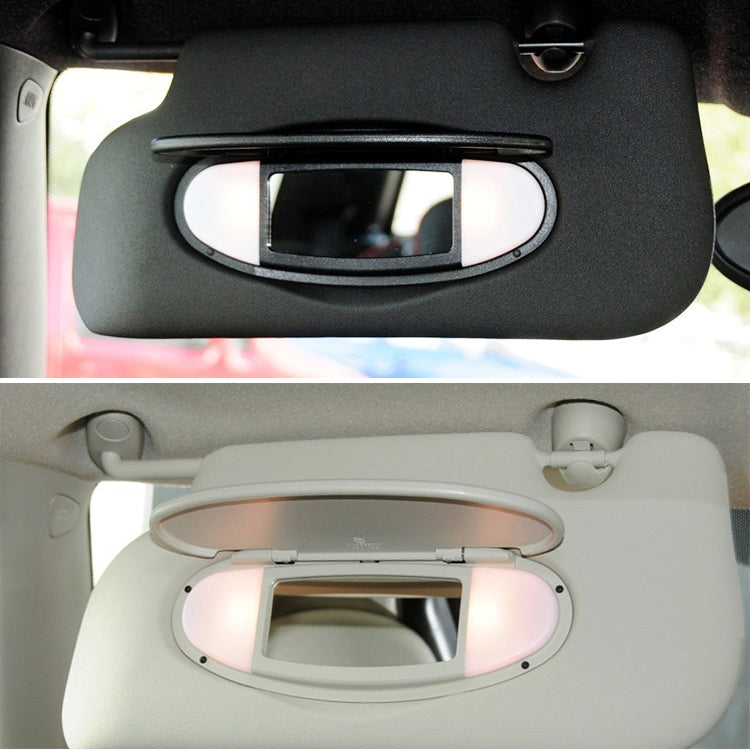 Car Sunshade Makeup Mirror Sun Visor for BMW mini R50R56, Left Driving (Black) by buy2fix