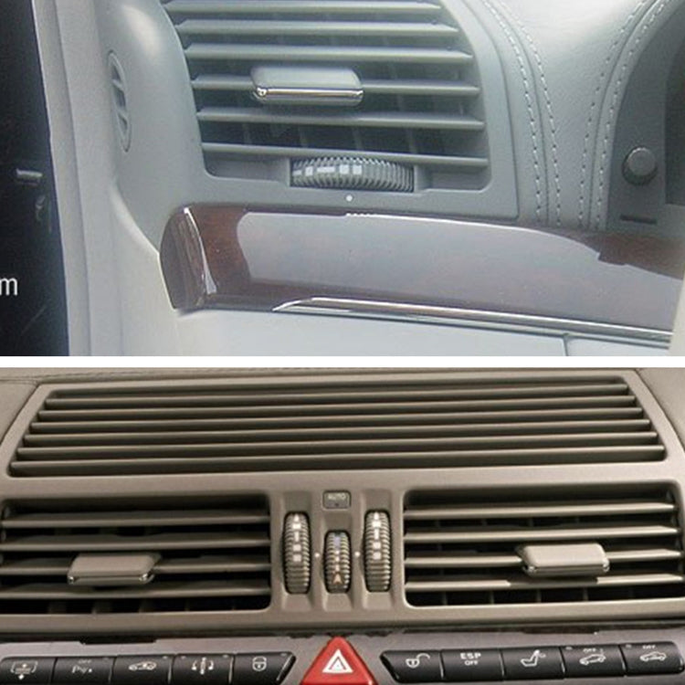 Car Middle Air Conditioning Exhaust Switch Paddle for Mercedes-Benz S Class W220 1998-2005, Left Driving (Grey) by buy2fix