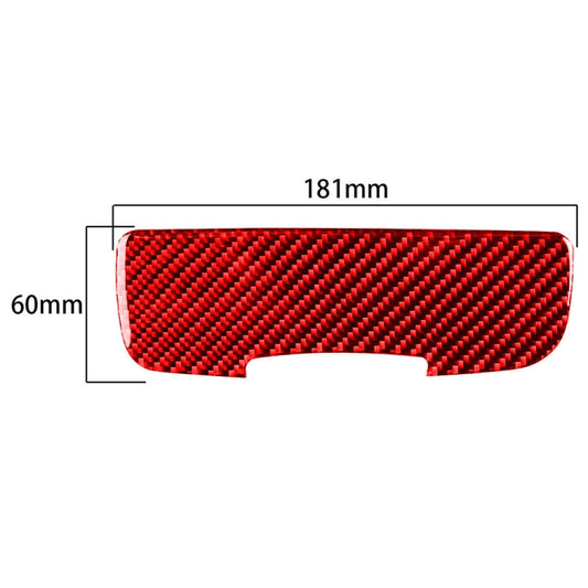 Carbon Fiber Car Power Outlet Cover Sticker for Chevrolet Corvette C5 1998-2004, Left Drive(Red) by buy2fix