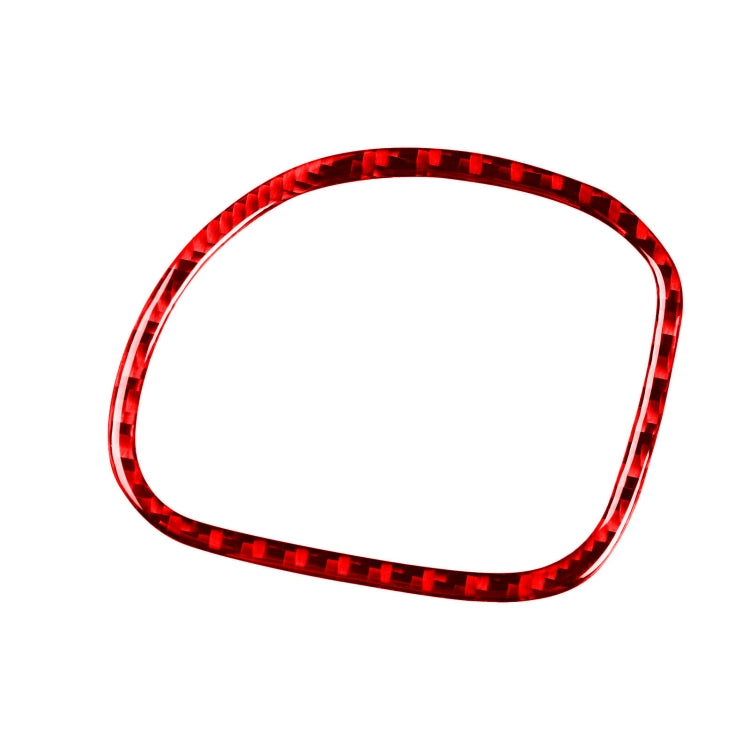 2 in 1 Carbon Fiber Car Front Passenger Seat Air Outlet Ring Sticker for Chevrolet Corvette C5 1998-2004, Left Drive(Red) - Car Interior Mouldings by buy2fix | Online Shopping UK | buy2fix
