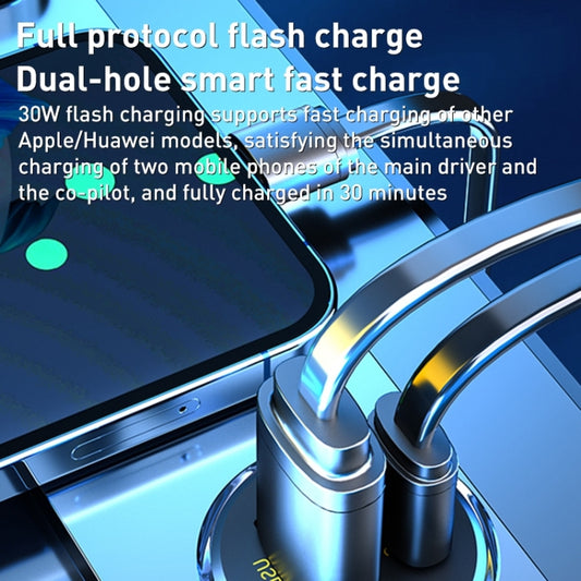 WK WP-C41 Vanguard Series 30W USB + Type-C Car Charger - Car Charger by WK | Online Shopping UK | buy2fix