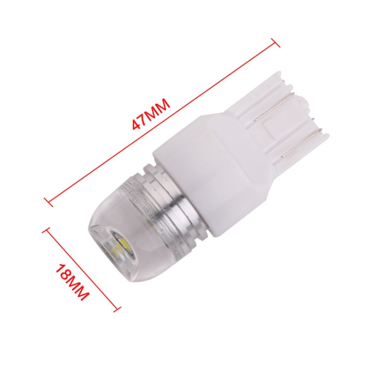 10pcs T20 3157 DC12V / 0.24W / 0.02A / 60LM Car LED Brake Light, Shell Random Color Delivery (Red Light) - Brake Lights by buy2fix | Online Shopping UK | buy2fix