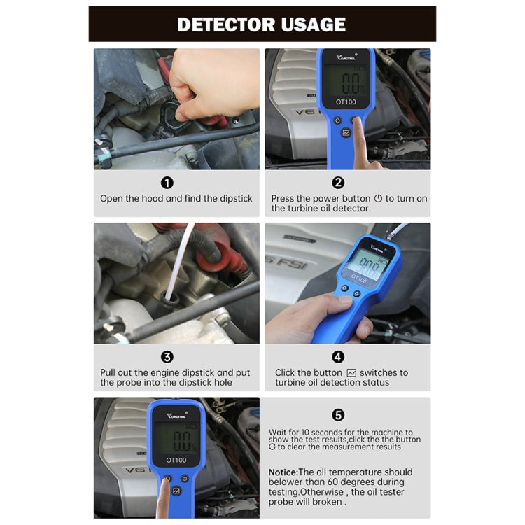 Vdiagtool OT100 Car Oil Tester - Electronic Test by buy2fix | Online Shopping UK | buy2fix