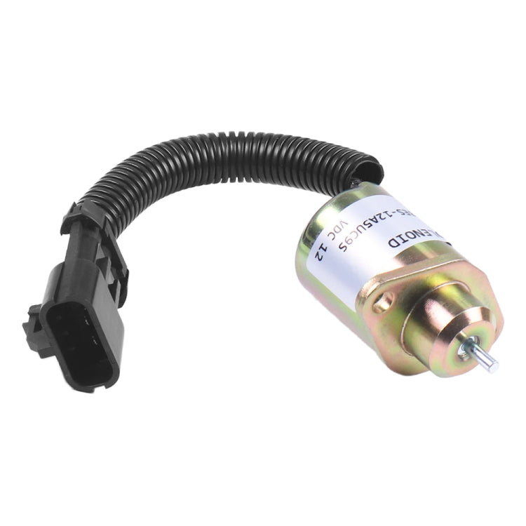 Excavator Fuel Shutdown Shut Off Solenoid Valve for Kubota V1505 R90 1503ES-12A5UC9S - Engine Fittings by buy2fix | Online Shopping UK | buy2fix