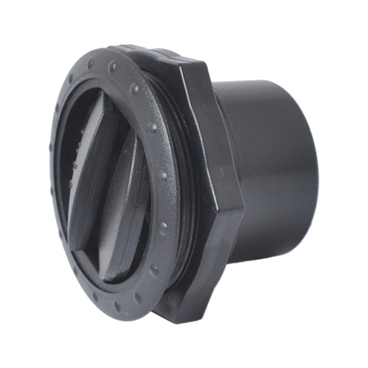 Universal 60mm Round AC Air Outlet Vent for RV Bus Boat Yacht Auto Air Conditioner Vent Replacement Parts Car Accessories(Black) by buy2fix