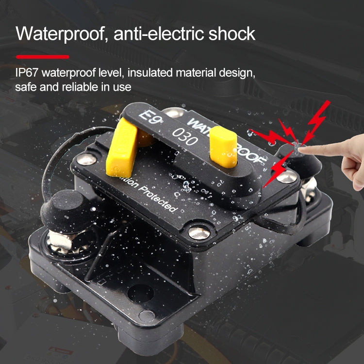 Off-road Vehicle / Automatic 40A Manual Circuit Breaker Overcurrent Protector - Engine Fittings by buy2fix | Online Shopping UK | buy2fix
