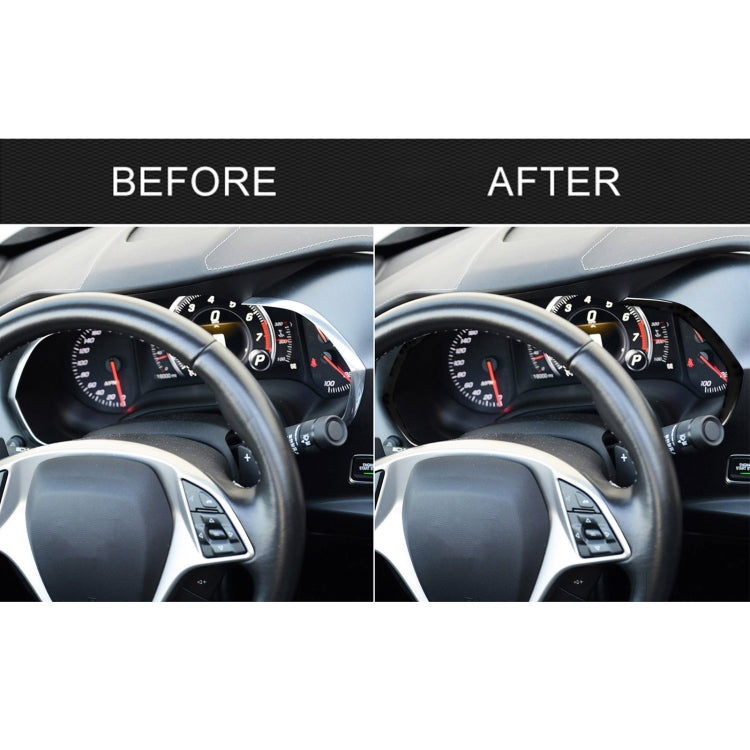 For Chevrolet Corvette C7 2014-2019 2 in 1 Car Dashboard Frame Decorative Sticker, Left Drive - Car Interior Mouldings by buy2fix | Online Shopping UK | buy2fix
