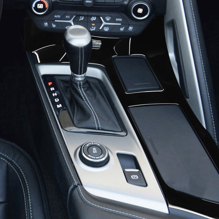 For Chevrolet Corvette C7 2014-2019 5 in 1 Car Water Cup Frame Panel Decorative Sticker, Left Drive - Car Interior Mouldings by buy2fix | Online Shopping UK | buy2fix