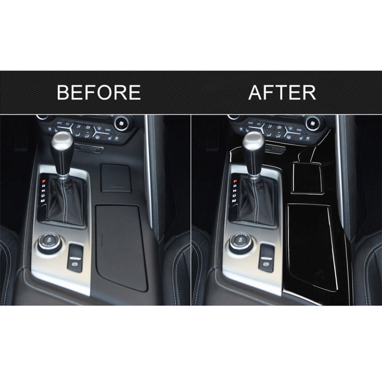 For Chevrolet Corvette C7 2014-2019 5 in 1 Car Water Cup Panel Decorative Sticker, Left Drive by buy2fix