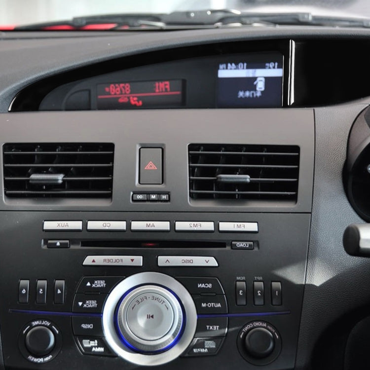 For Mazda 3 Axela 2010-2013 Car Central Display Screen Decorative Sticker, Right Drive - Car Interior Mouldings by buy2fix | Online Shopping UK | buy2fix