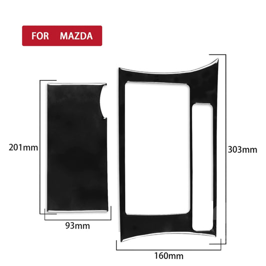 For Mazda 3 Axela 2010-2013 Car Water Cup Holder Panel Decorative Sticker, Left Drive by buy2fix