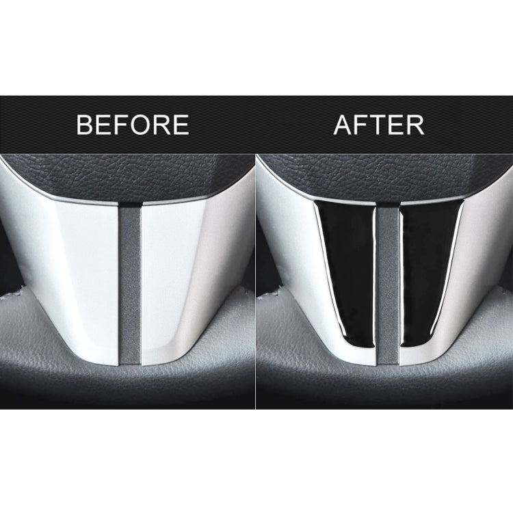 For Mazda 3 Axela 2010-2013 Car Steering Wheel Below Decorative Sticker, Left and Right Drive Universal by buy2fix