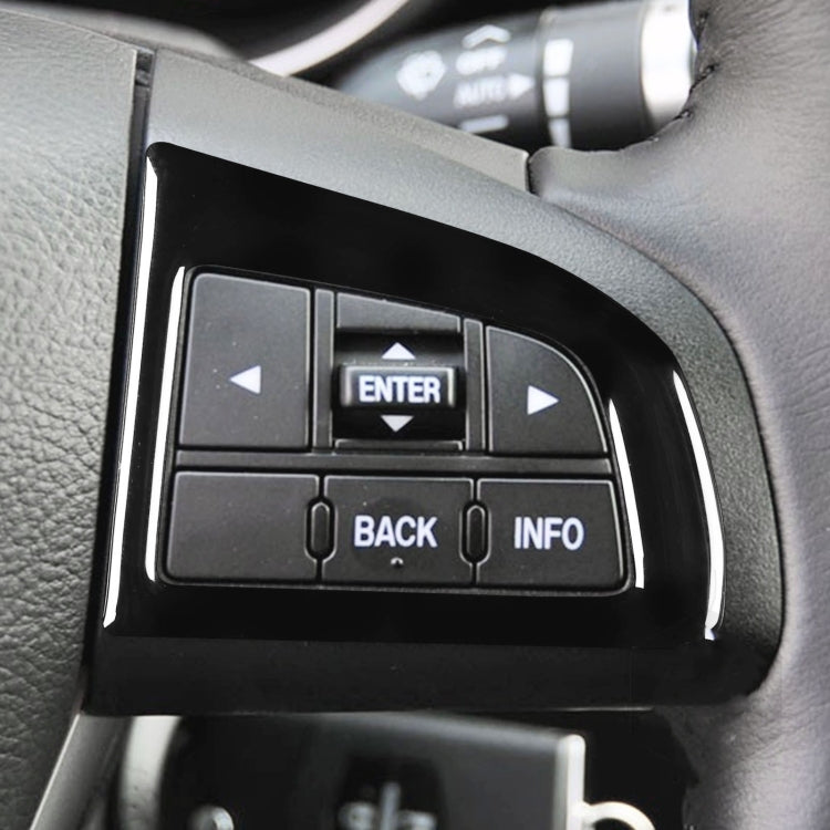 For Mazda 3 Axela 2010-2013 4 in 1 Car Steering Wheel Decorative Sticker, Left and Right Drive Universal - Car Interior Mouldings by buy2fix | Online Shopping UK | buy2fix