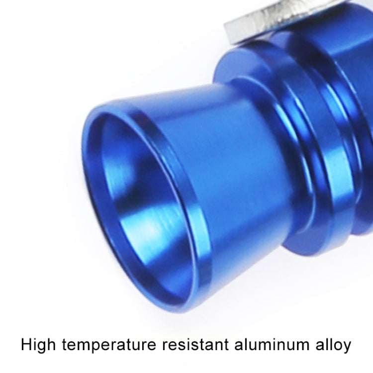Universal Aluminum Turbo Sound Exhaust Muffler Pipe Whistle Car / Motorcycle Simulator Whistler, Size: M, Outside Diameter: 23mm(Blue) - Exhaust Pipes by buy2fix | Online Shopping UK | buy2fix