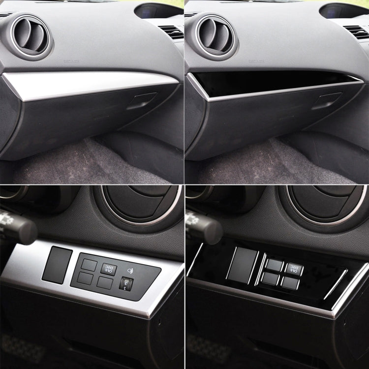 For Mazda 3 Axela 2010-2013 3 in 1 Car Both sides of Instrument Set Decorative Sticker, Right Drive - Car Interior Mouldings by buy2fix | Online Shopping UK | buy2fix