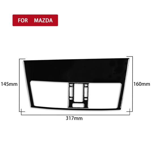 For Mazda 3 Axela 2010-2013 2 in 1 Car Central Vent Set A Decorative Sticker, Right Drive by buy2fix