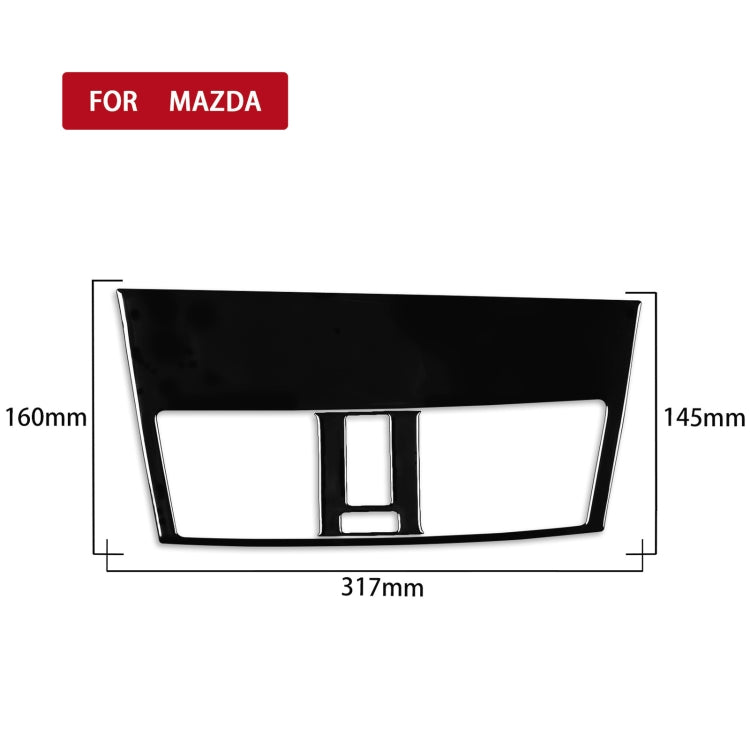 For Mazda 3 Axela 2010-2013 2 in 1 Car Central Vent Set B Decorative Sticker, Left Drive - Car Interior Mouldings by buy2fix | Online Shopping UK | buy2fix
