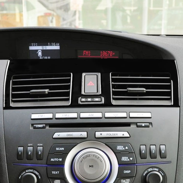 For Mazda 3 Axela 2010-2013 2 in 1 Car Central Vent Set B Decorative Sticker, Left Drive - Car Interior Mouldings by buy2fix | Online Shopping UK | buy2fix