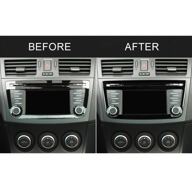 For Mazda 3 Axela 2010-2013 Car Navigation Insdie Frame Decorative Sticker, Left and Right Drive Universal by buy2fix