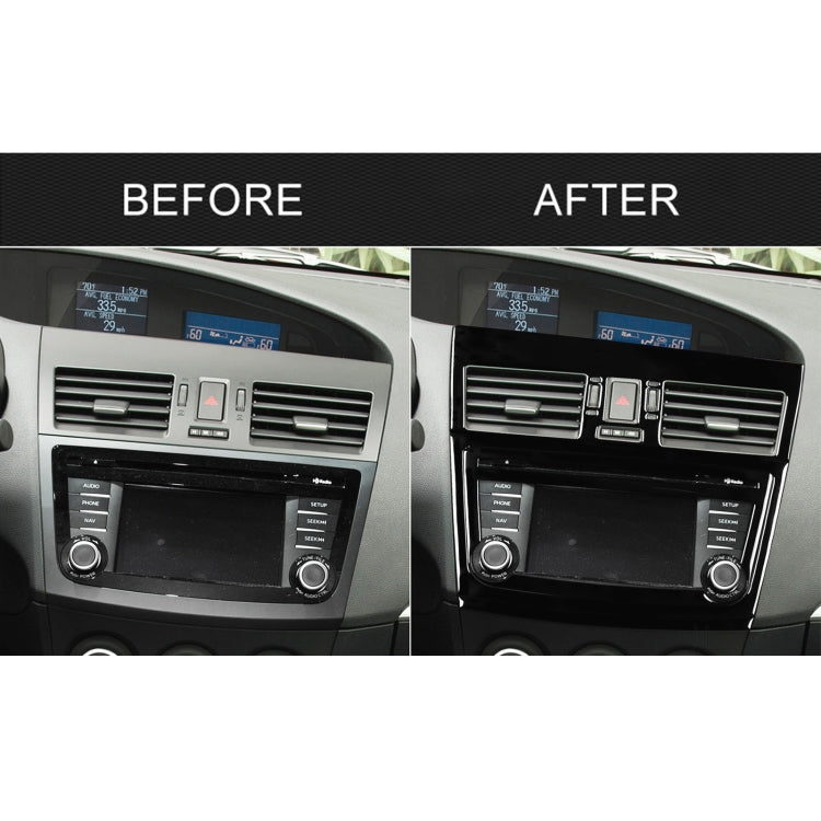 For Mazda 3 Axela 2010-2013 5 in 1 Car Central Control Navigation Set A Decorative Sticker, Left Drive by buy2fix