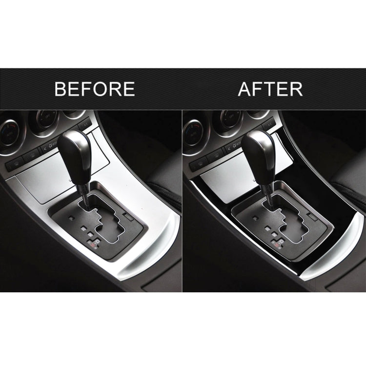 For Mazda 3 Axela 2010-2013 Car Gear Frame Decorative Sticker, Left Drive by buy2fix