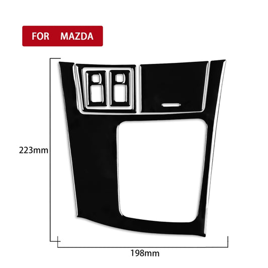 For Mazda 3 Axela 2010-2013 5 in 1 Car Gear Frame Set B Decorative Sticker, Right Drive by buy2fix