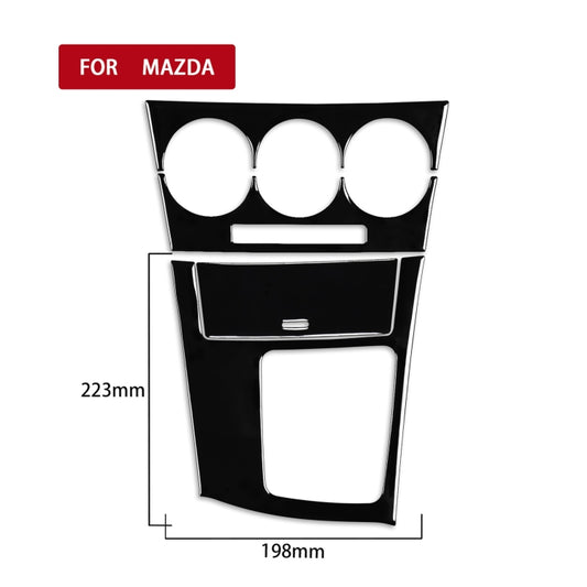 For Mazda 3 Axela 2010-2013 4 in 1 Car AC Gear Frame Set B Decorative Sticker, Right Drive - Car Interior Mouldings by buy2fix | Online Shopping UK | buy2fix