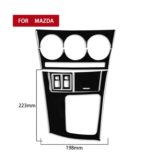 For Mazda 3 Axela 2010-2013 7 in 1 Car AC Gear Frame Set C Decorative Sticker, Right Drive - Car Interior Mouldings by buy2fix | Online Shopping UK | buy2fix