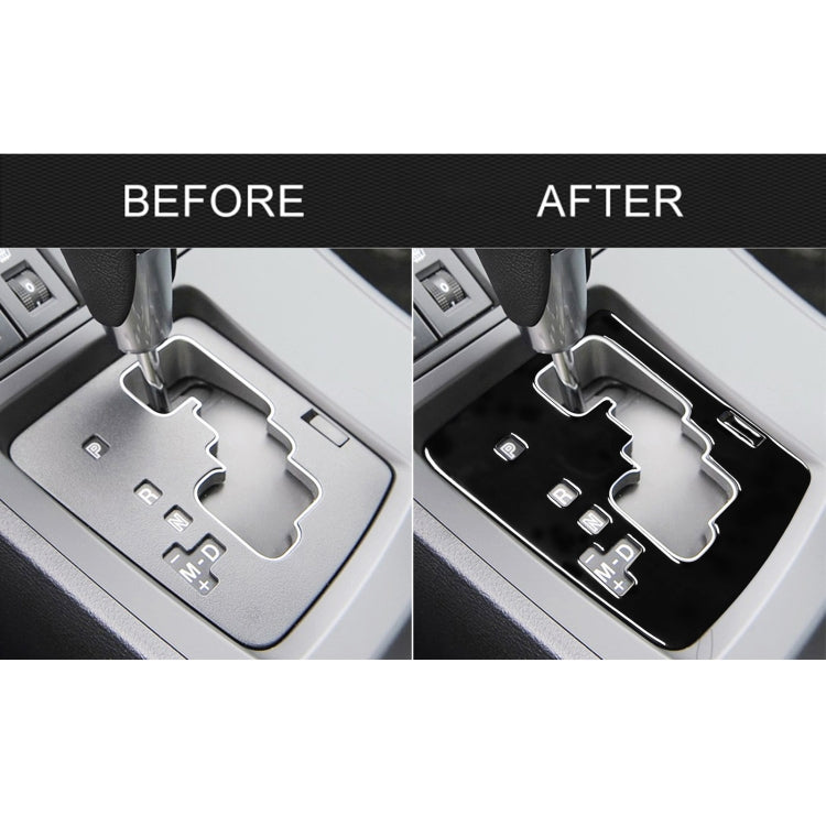For Mazda 3 Axela 2010-2013 2 in 1 Car Gear Panel Decorative Sticker, Left Drive by buy2fix
