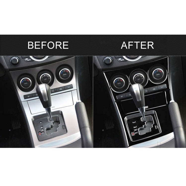 For Mazda 3 Axela 2010-2013 6 in 1 Car AC Gear Panel Set A Decorative Sticker, Left Drive by buy2fix