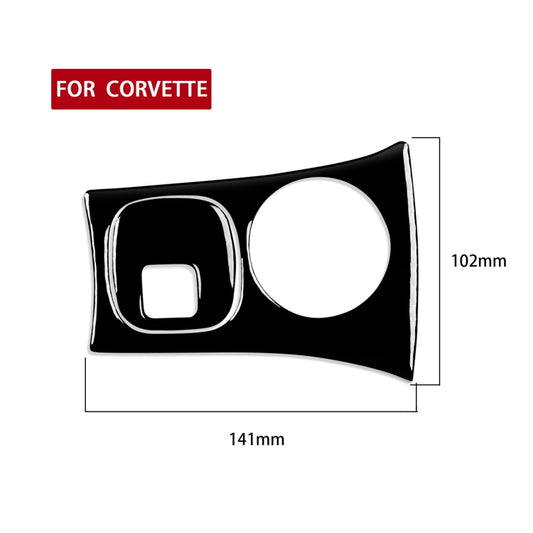 For Chevrolet Corvette C5 1998-2004 Car Key Panel Set Decorative Sticker, Left Drive by buy2fix