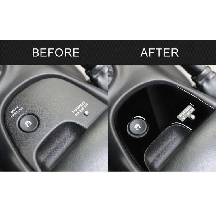 For Chevrolet Corvette C5 2000-2004 Car Lower Console B Decorative Sticker, Left Drive by buy2fix