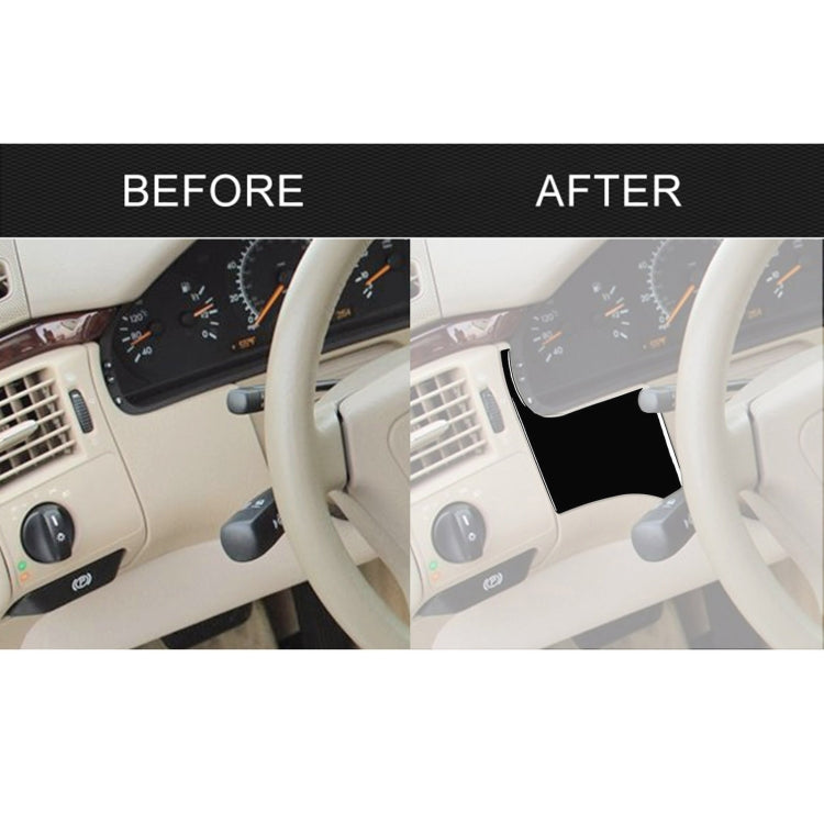 For Mercedes-Benz E-Class W210 1996-2002 Car Steering Wheel Left Decorative Sticker, Left Drive by buy2fix