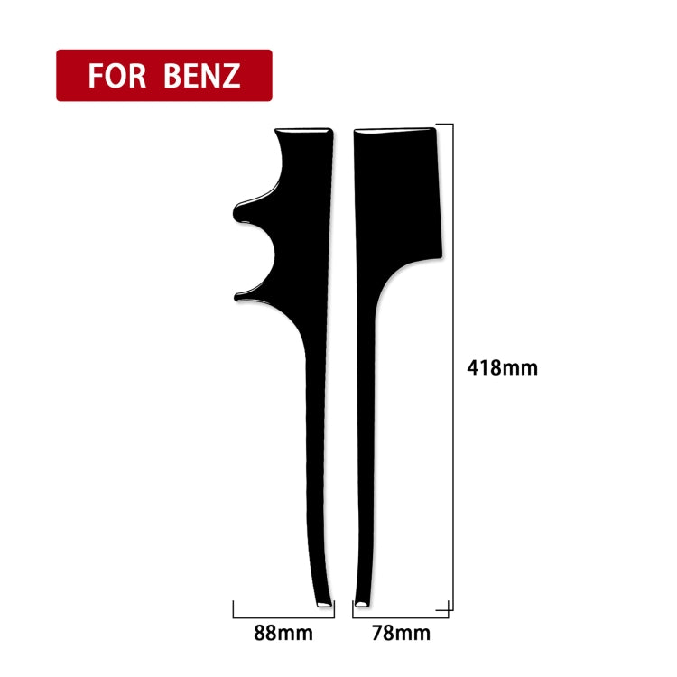 For Mercedes-Benz E-Class W210 1996-2002 Car Center Console Side Decorative Sticker, Left Drive - Car Interior Mouldings by buy2fix | Online Shopping UK | buy2fix