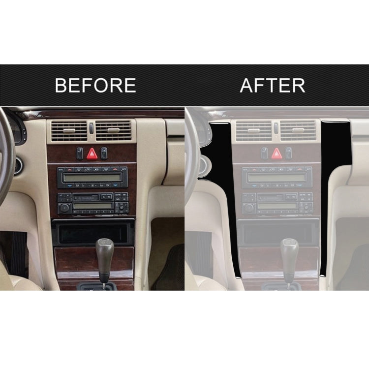 For Mercedes-Benz E-Class W210 1996-2002 Car Center Console Side Decorative Sticker, Left Drive by buy2fix