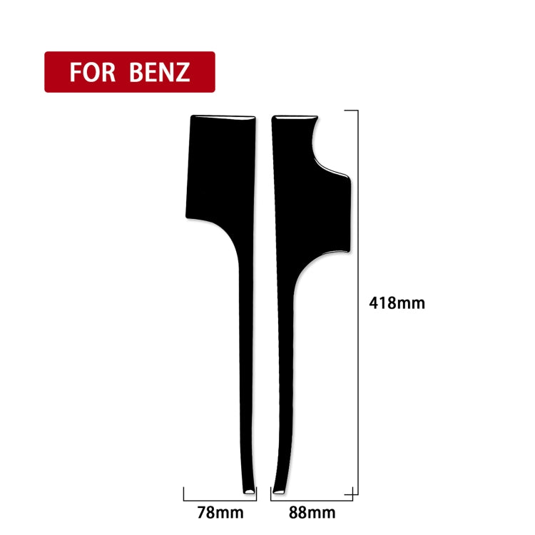 For Mercedes-Benz E-Class W210 1996-2002 Car Center Console Side Decorative Sticker, Right Drive - Car Interior Mouldings by buy2fix | Online Shopping UK | buy2fix