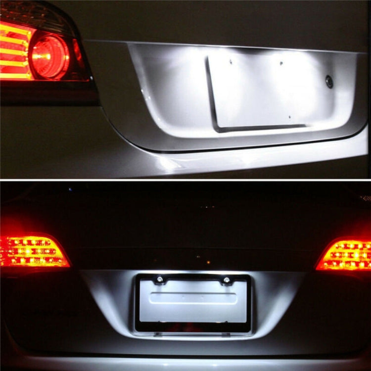 2pcs For Ford Focus 2015- Car License Plate Lamp - License Plate Lights by buy2fix | Online Shopping UK | buy2fix
