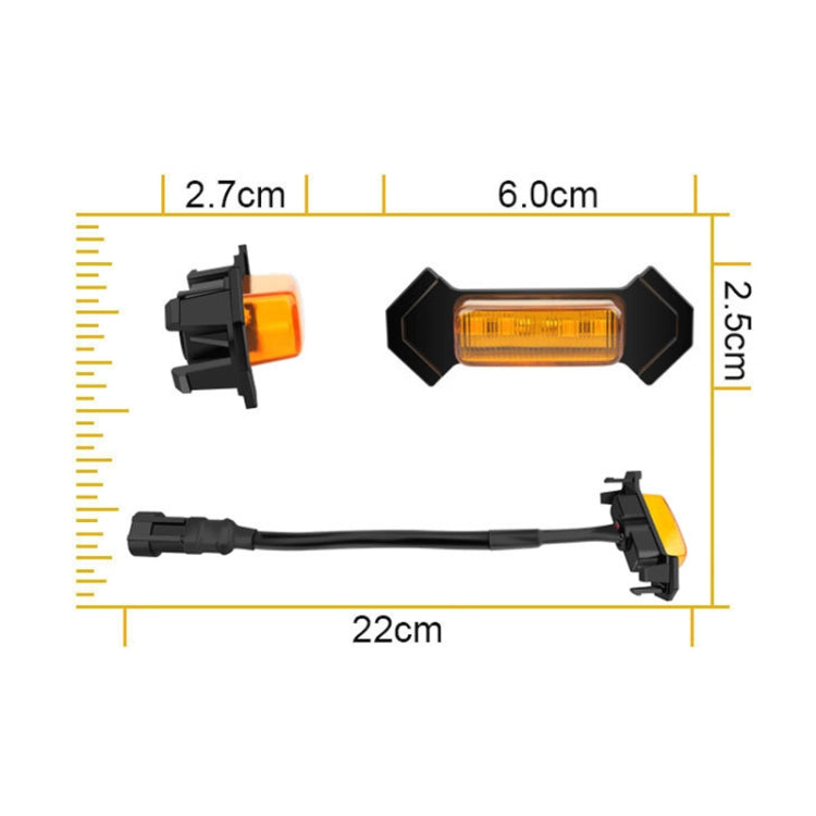 For Toyota Tacoma TRD 2016-2019 5 in 1 Car LED Front Grille Warning Lights, Daytime Running Lights & Wide Lights (Yellow Light) - Clearance Lights by buy2fix | Online Shopping UK | buy2fix